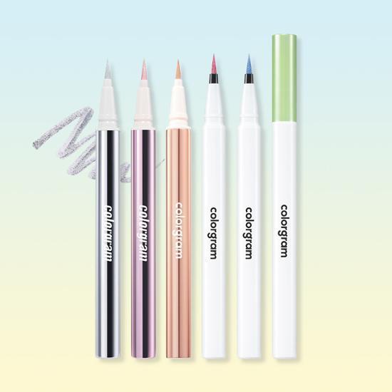 컬러그램 밀크 영롱 반짝라이너 6 COLOR (단품/파워퍼프걸에디션)