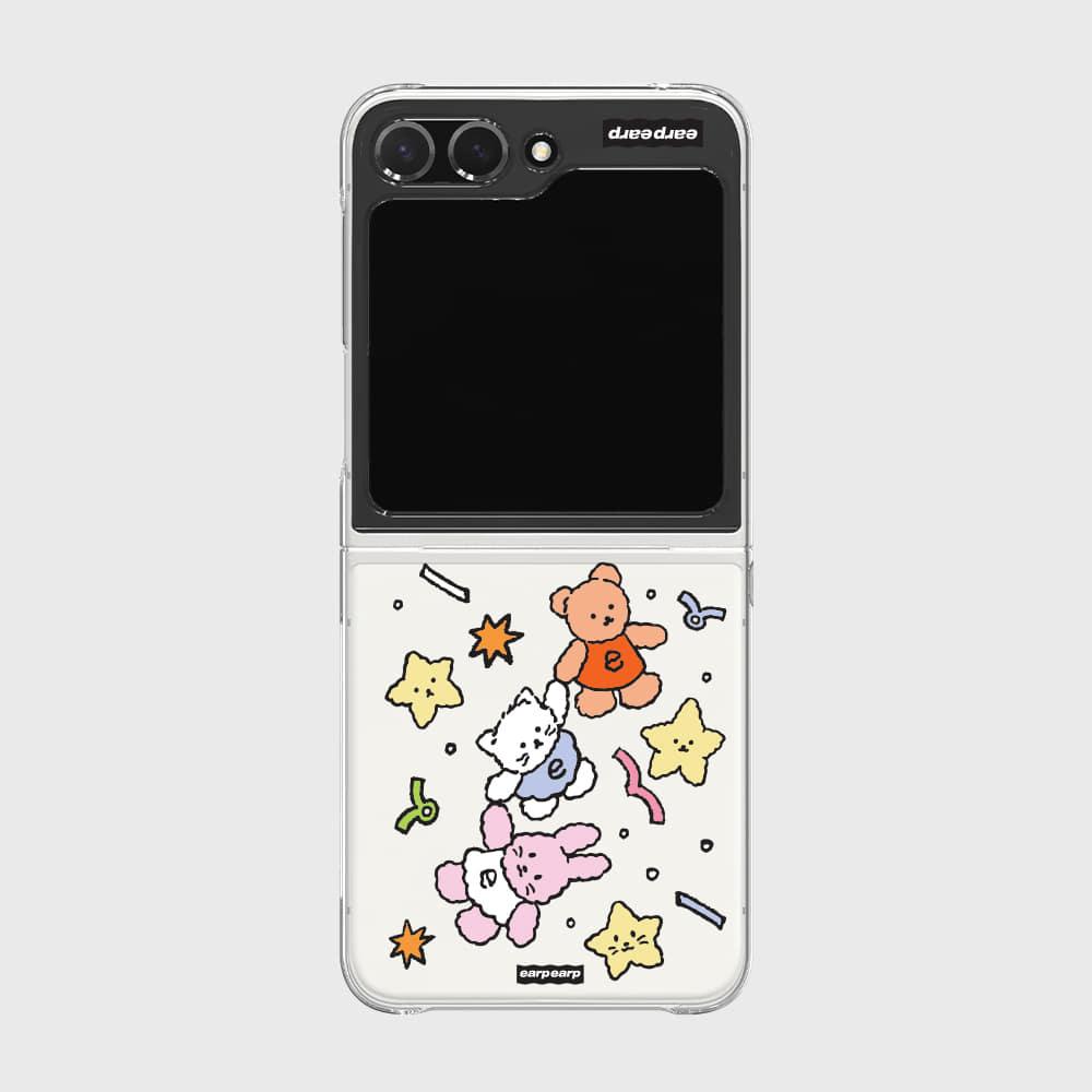 [무료배송]코치포 스케치(Z플립-클리어하드)