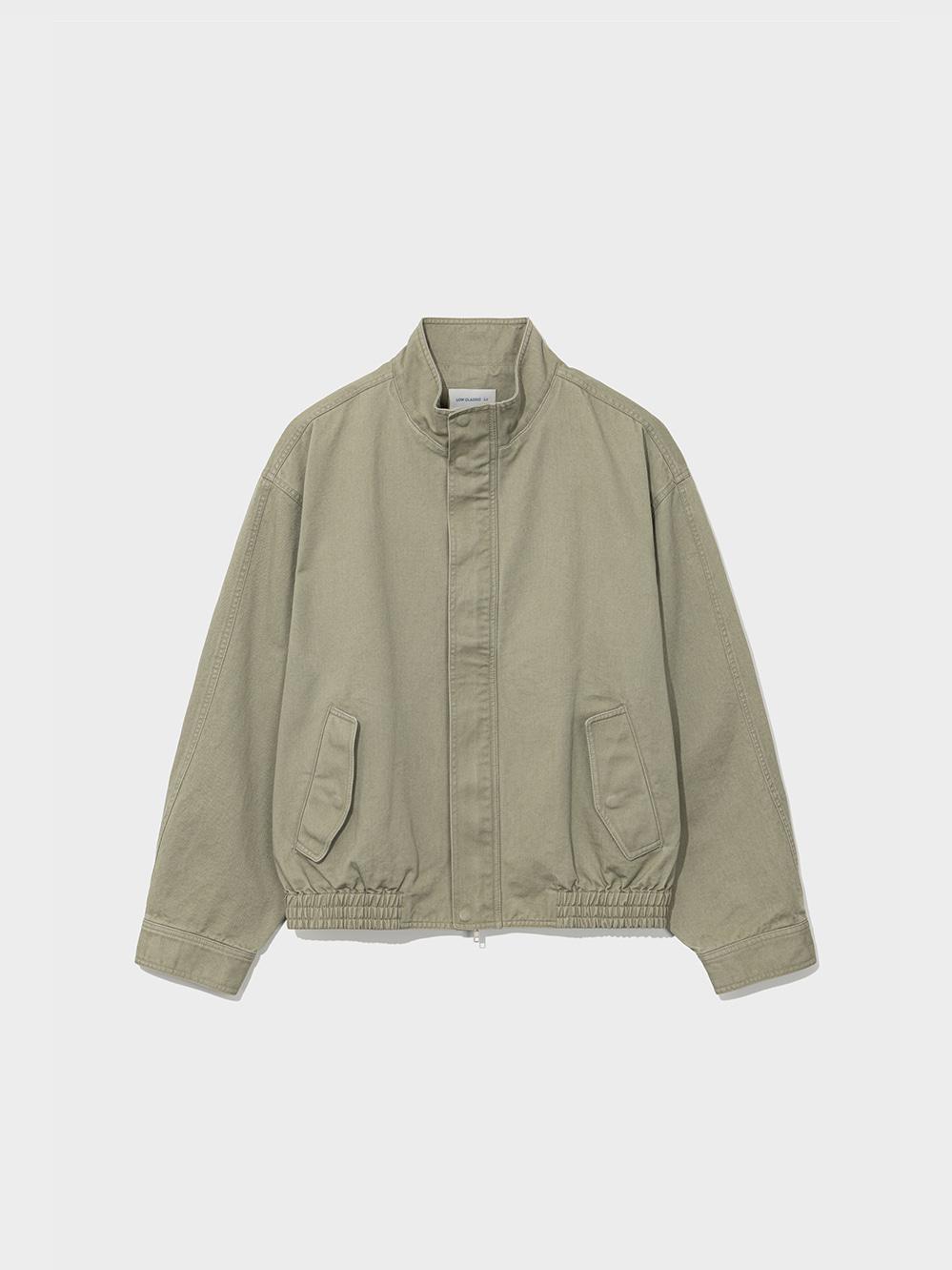Washed Cotton Jumper_Khaki Beige