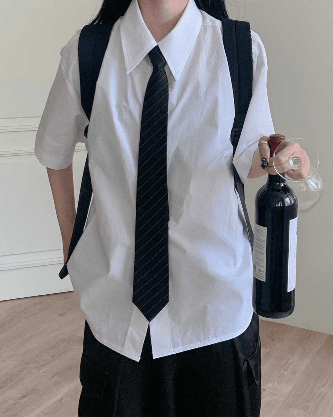 스트라이프 자동 넥타이