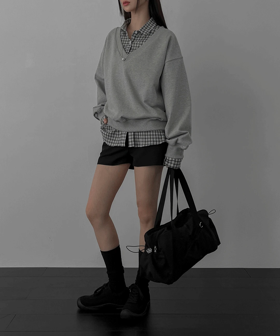 라인 투웨이 맨투맨