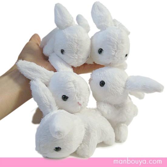 ぬいぐるみ うさぎ A-SHOW Little Beans かわいい ミニサイズ ウサギ ホワイト 9cm　まんぼう屋ドットコム : as-7154-w : まんぼう屋ドットコム-Yahoo!店 - 通販 - Yahoo!ショッピング