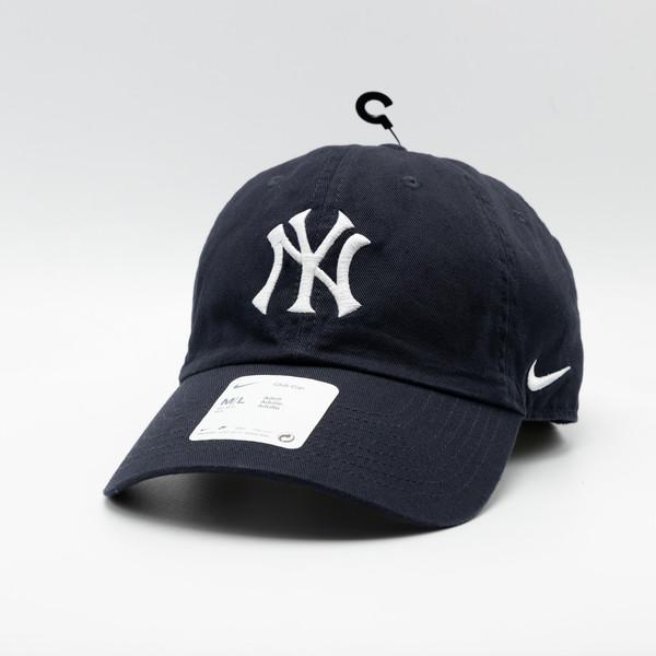 [9차 재입고] NIKE X MLB NEW YORK YANKEES SIMPLE LOGO DARK NAVY HAT 새상품