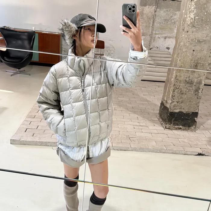 LIGHT DOWN PADDING JACKET-LIGHT GRAY