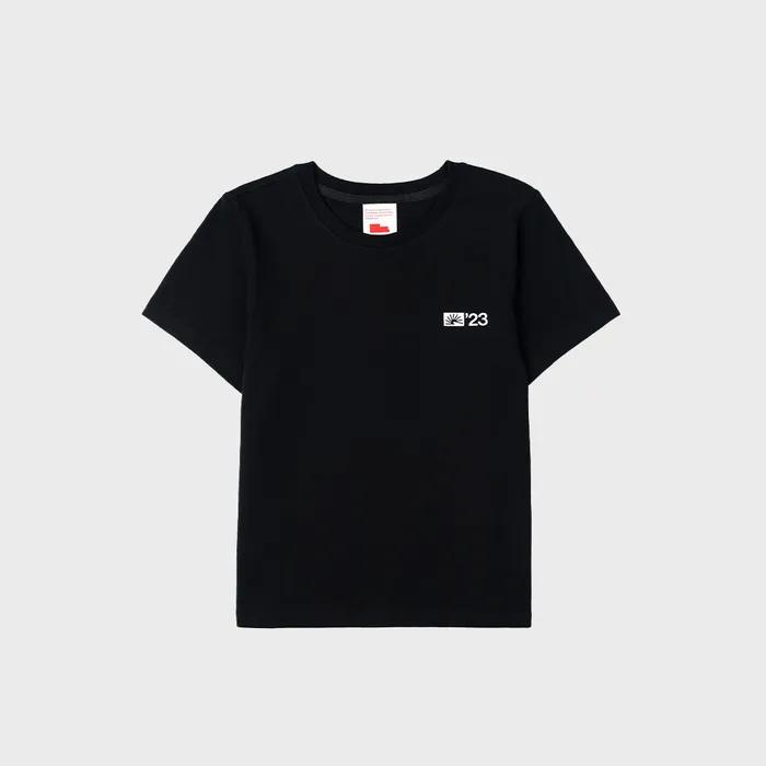 (W) 002 OVERVIEW TEE (BLACK)