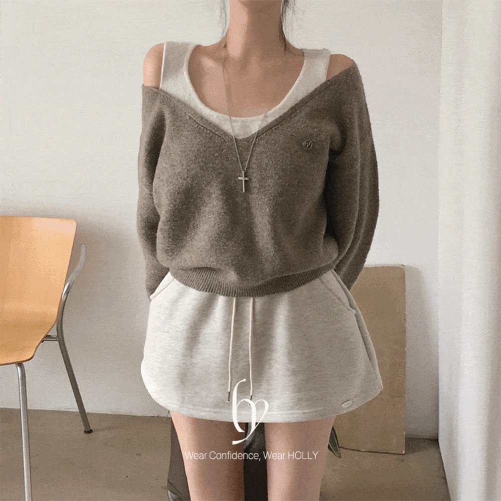 [일체형!/폭닥~*] made 트윈 레이어드 니트