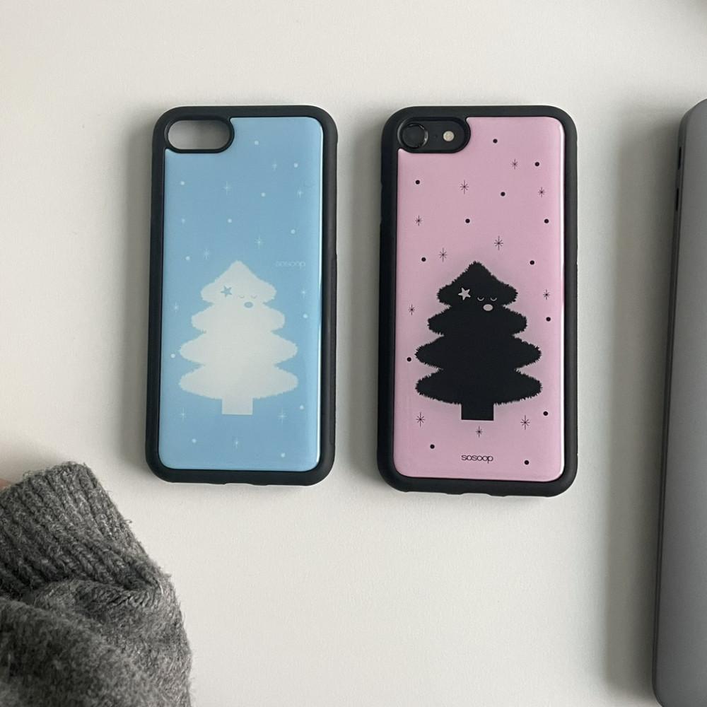 sosoop santa epoxy case (blue/pink)
