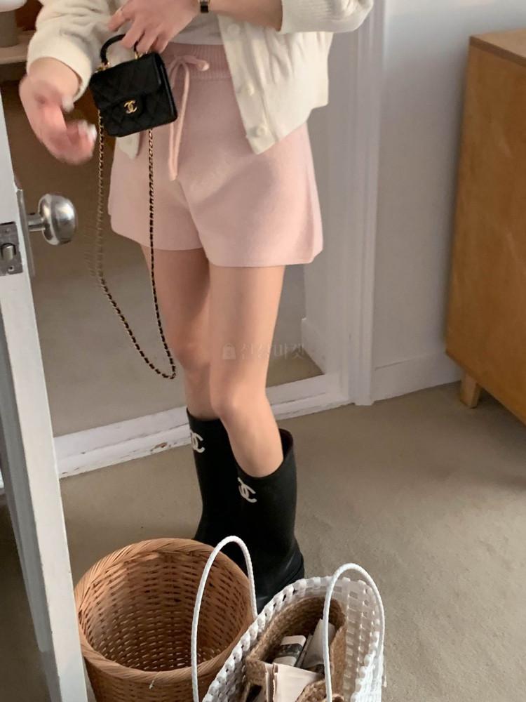 미엘 니트 숏 팬츠