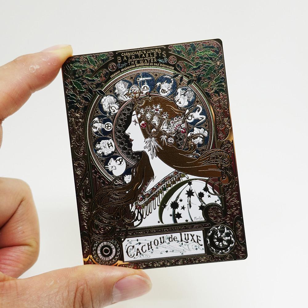 알폰스 무하 조디악 금속책갈피