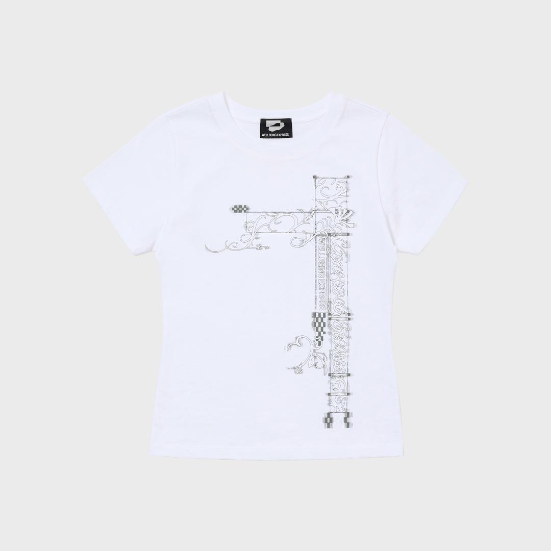 Hybrid Tattoo Tee White