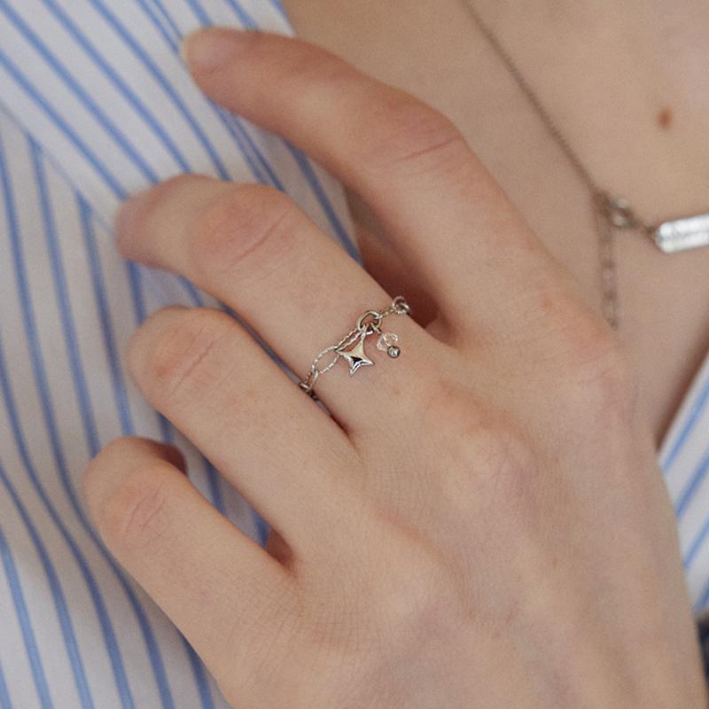 Morning star chain ring