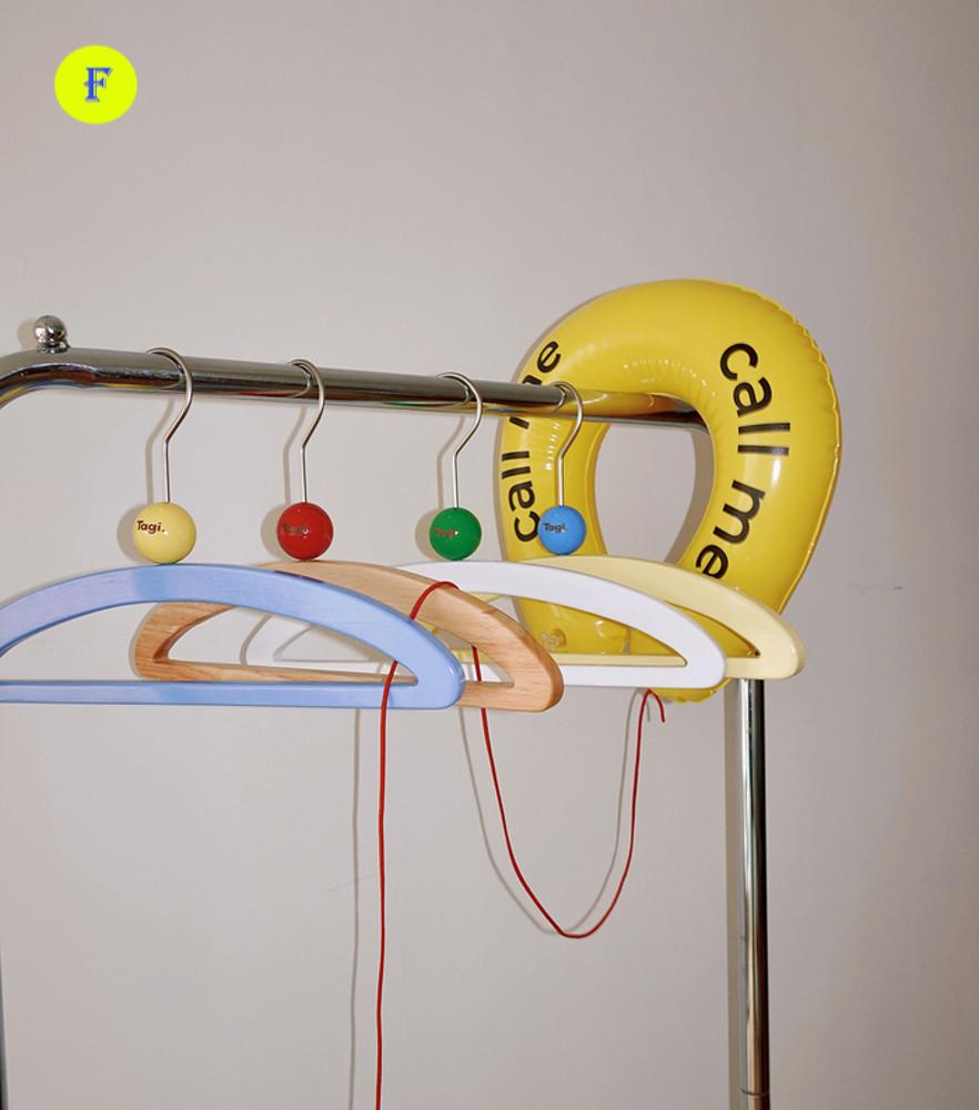 프롬핑퐁 마카롱 디자인 옷걸이 코트랙 도어행거 행잉 벽걸이