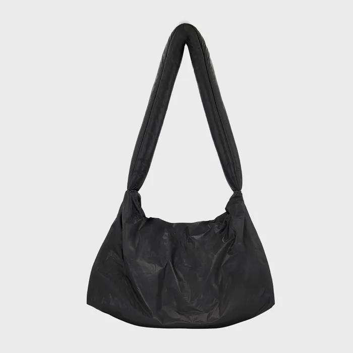 Puff-Up Big Bag (Black/Fuchsia)