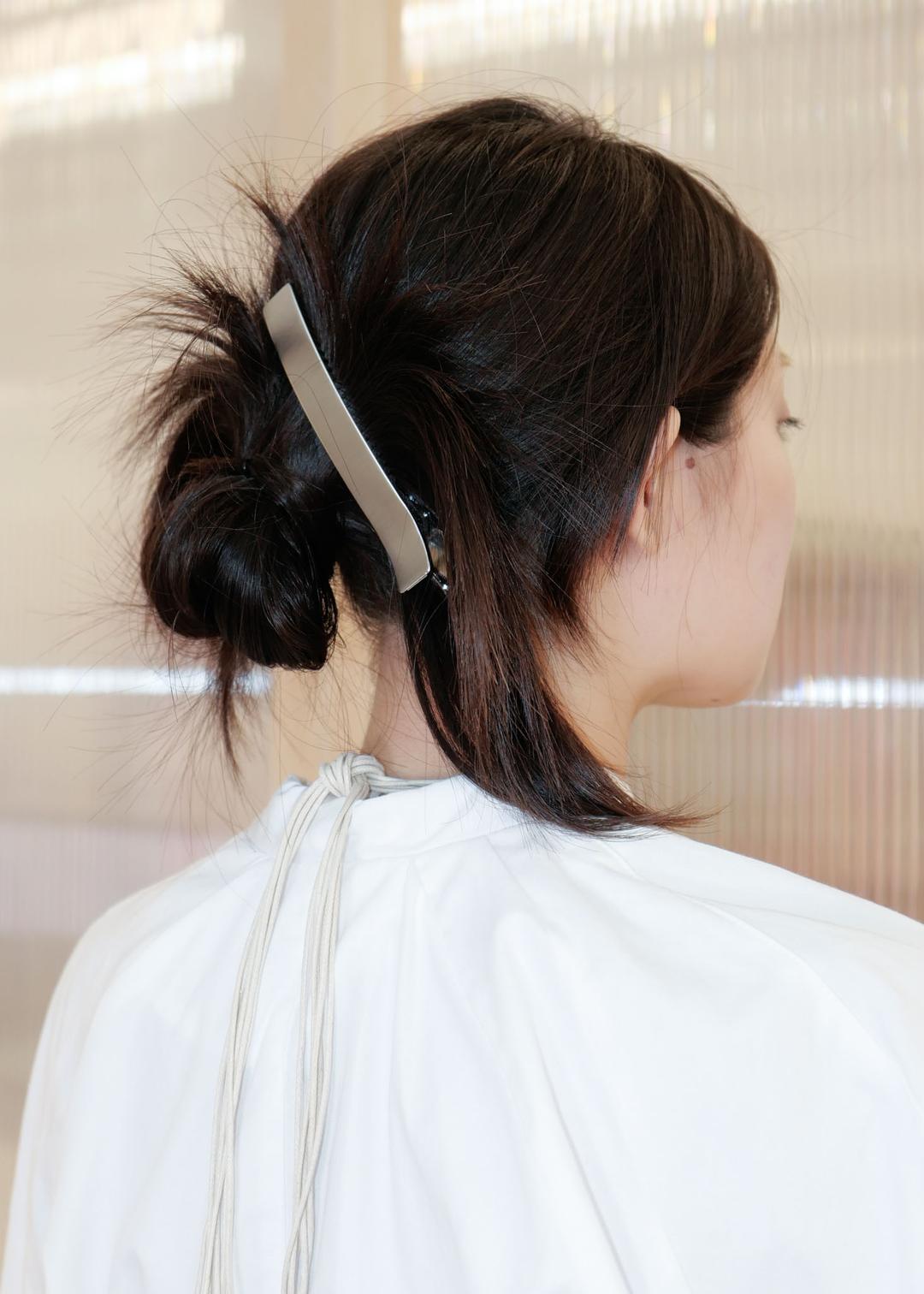 Silver Hair Clip
