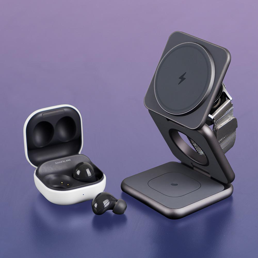 레드빈 더베러 3in1 맥세이프 무선 충전기 P1 프로 삼성 갤럭시워치 호환 P1-PG