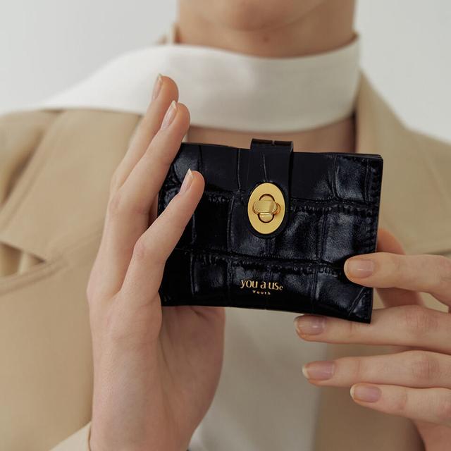 長財布 you a use Wonder wallet (Croc lime) Designer fashion, Seoul-fully created | W Concept