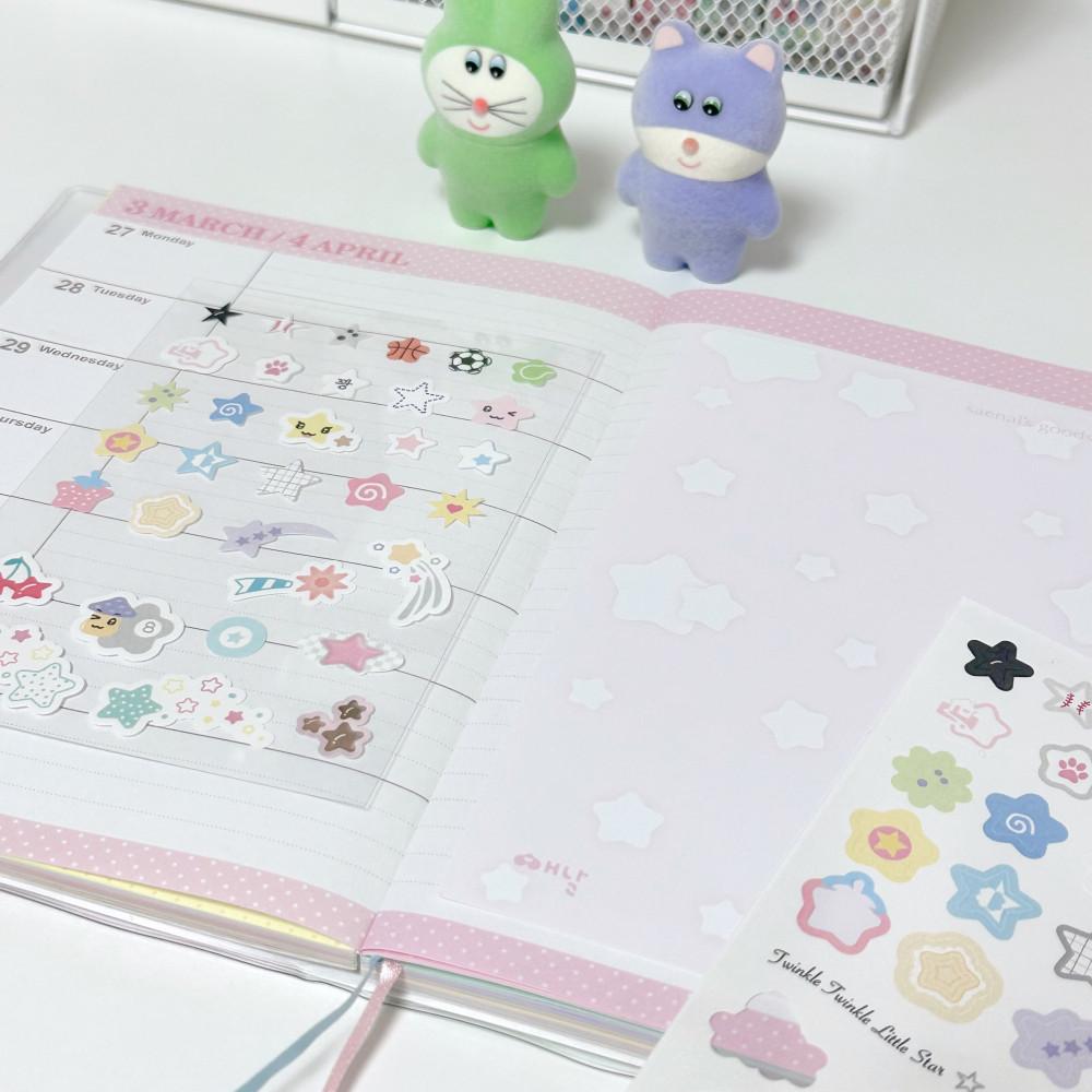 [석새날]별 데코 씰스티커