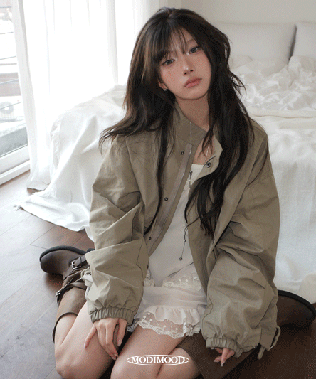 [핏보장/모델소장🖤] 버터 하프 숏 야상 점퍼 - 3color