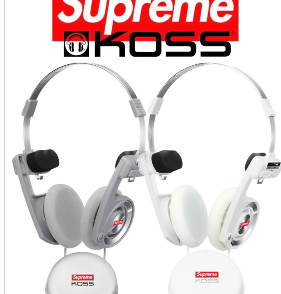 슈프림 Supreme Koss PortaPro Headphones 슈프림 x 코스 포르타