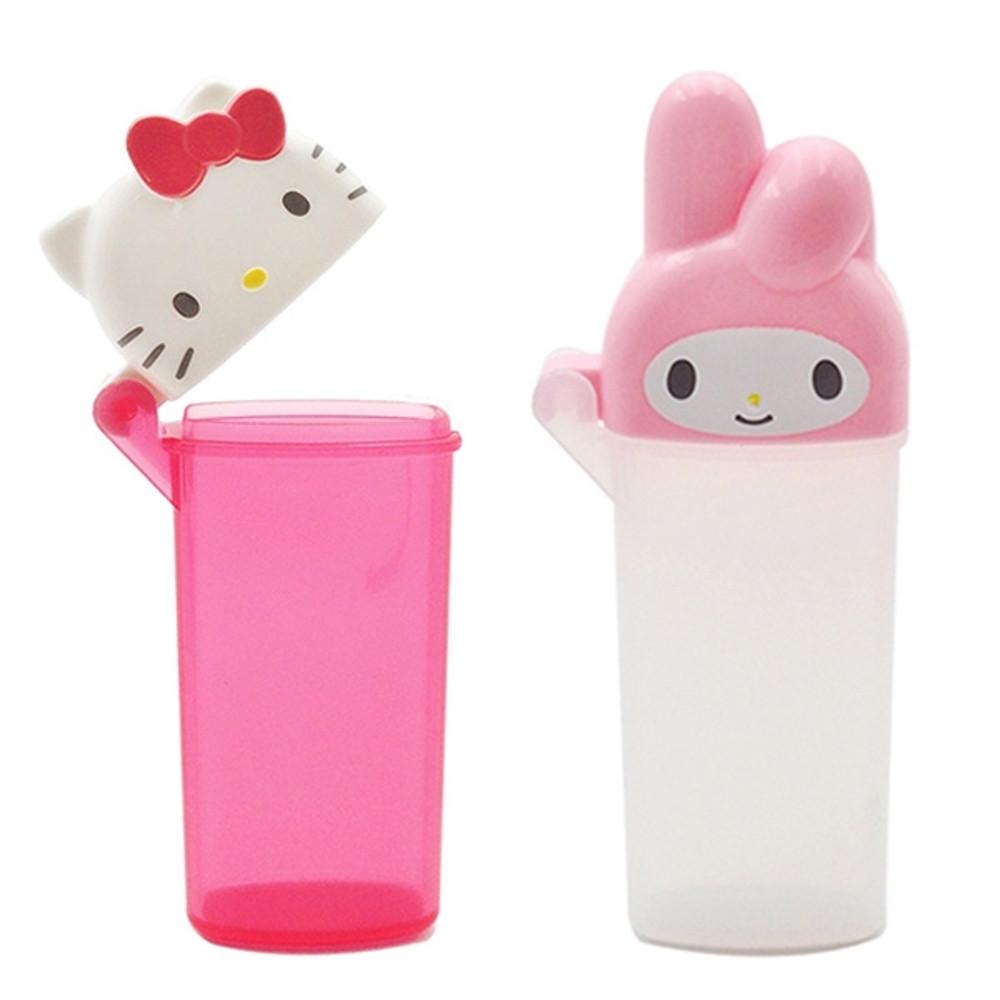 [부분흠집] 헬로키티 휴대용 면봉케이스 면봉보관함 마이멜로디