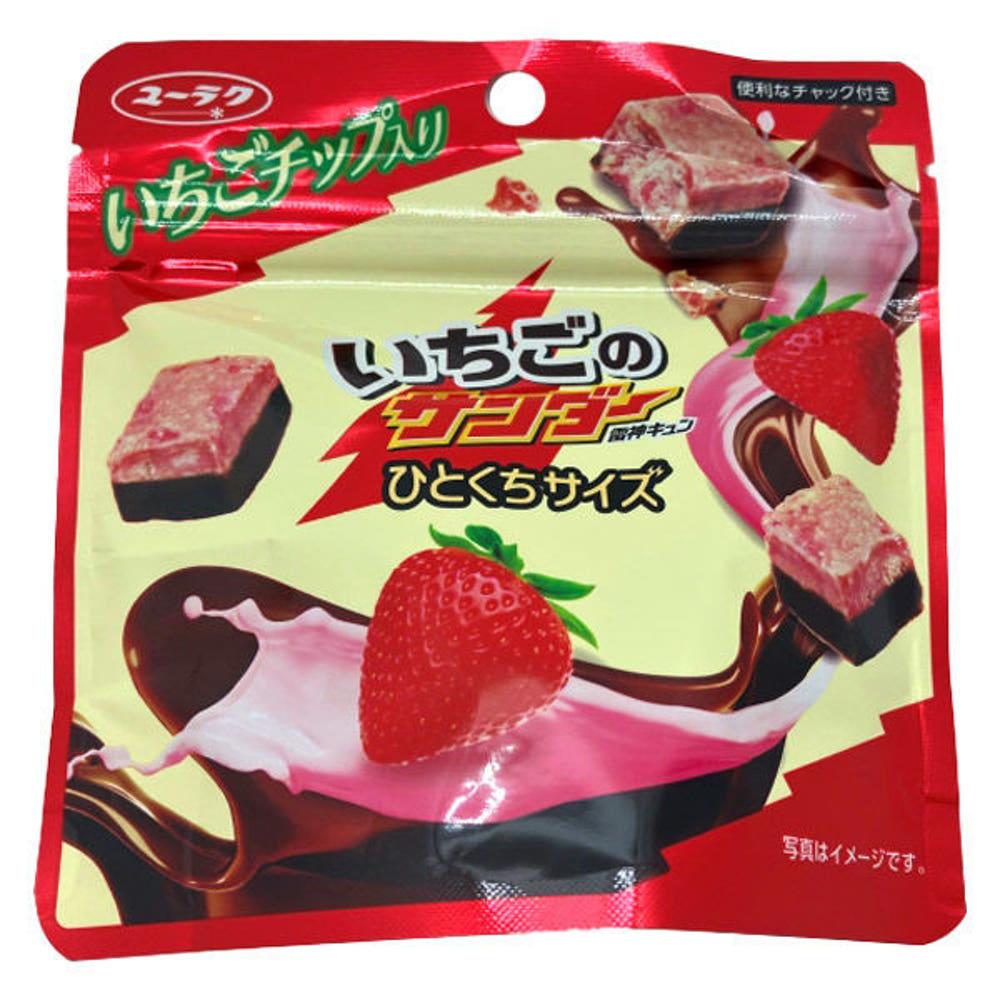 유라쿠 제과 이치고 썬더 한 입 사이즈 42g