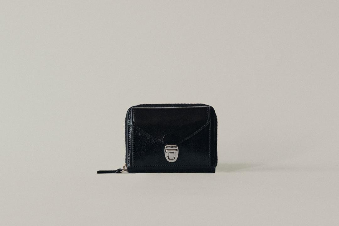 PORTE CARTES LOQUET ZIPPÉ BLACK