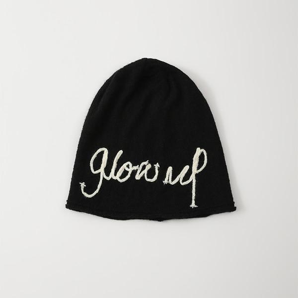 Bluesf mohair "Glow Up" beanie [Black]