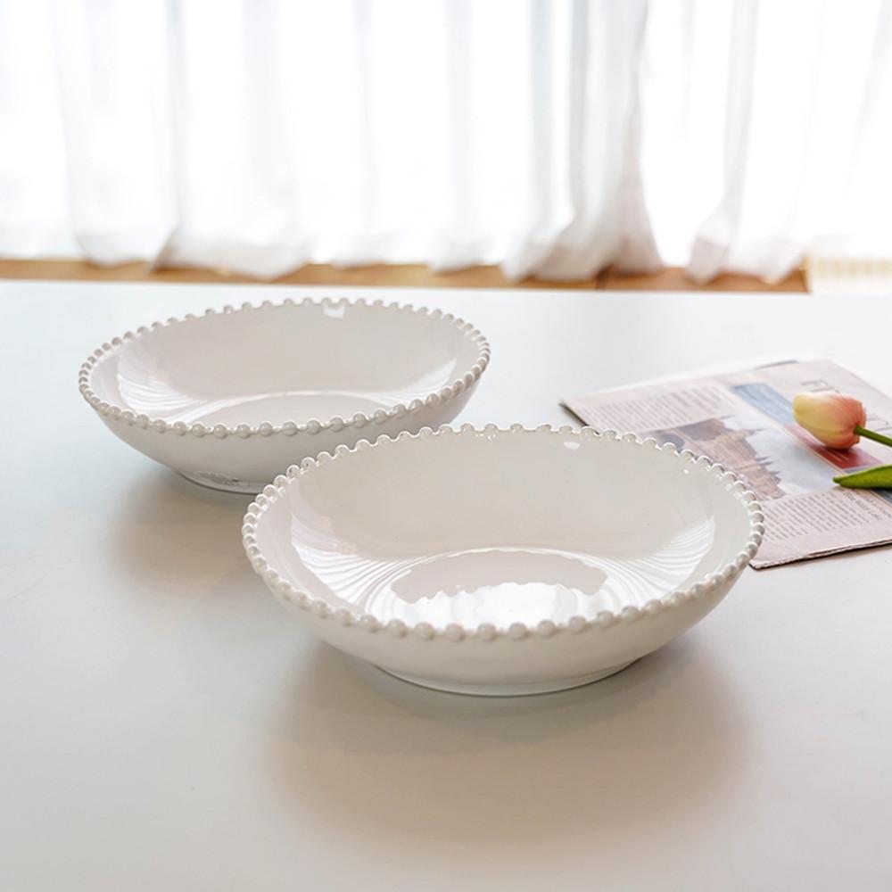 코스타노바 화이트펄 파스타볼 23cm