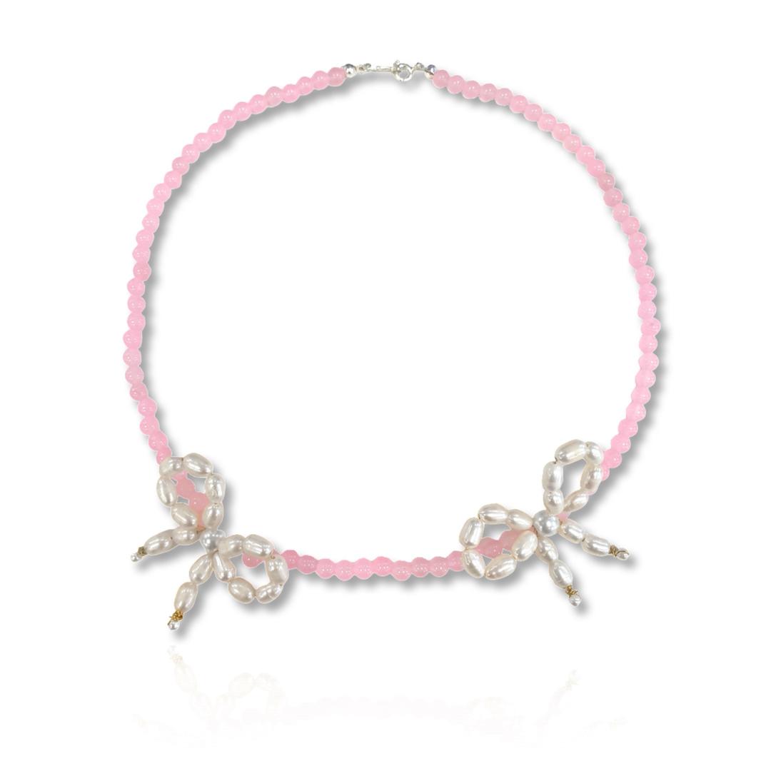 Pearl Ribbon Necklace