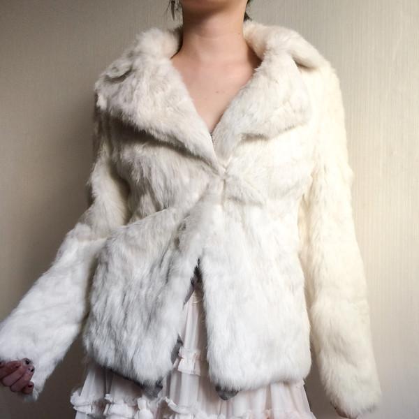Rabbit fur jacket