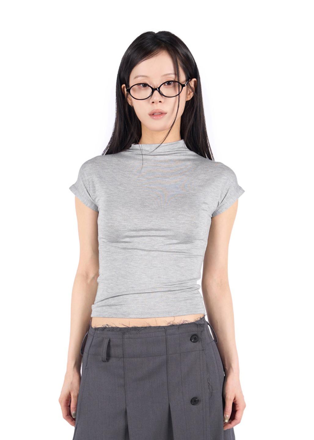 릿킴 SKIN MOCK NECK TEE