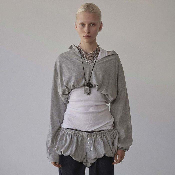 Good Girl Sweatshirt Melange Gray