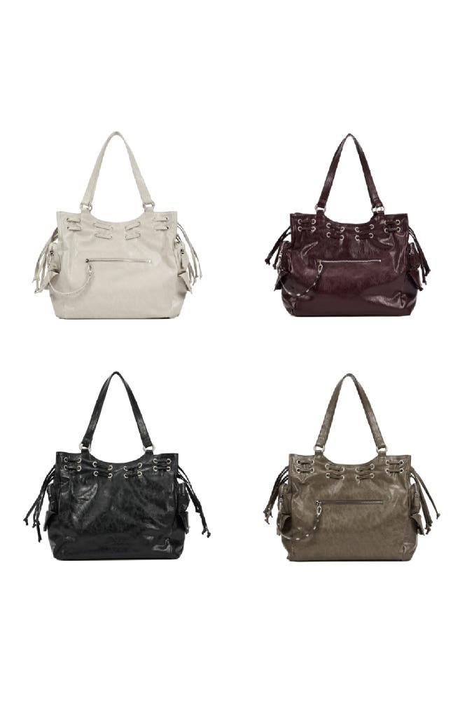 [카키, 버건디 2/17 블랙 2/28 애쉬베이지 3/11 예약배송] DEINET NEW STUD STRING BIG BAG