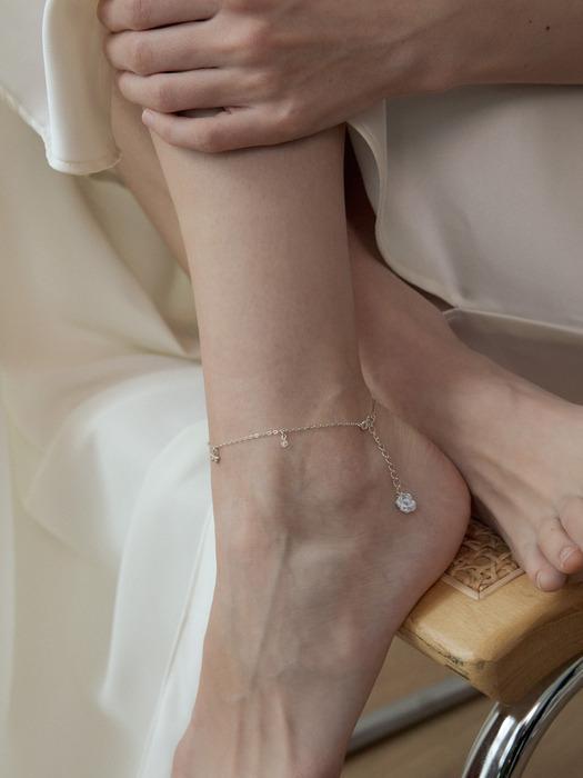 [Silver] Shining moment anklet