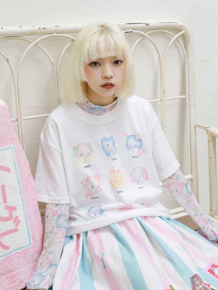 Printed long sleeve shirt【s0000010080】