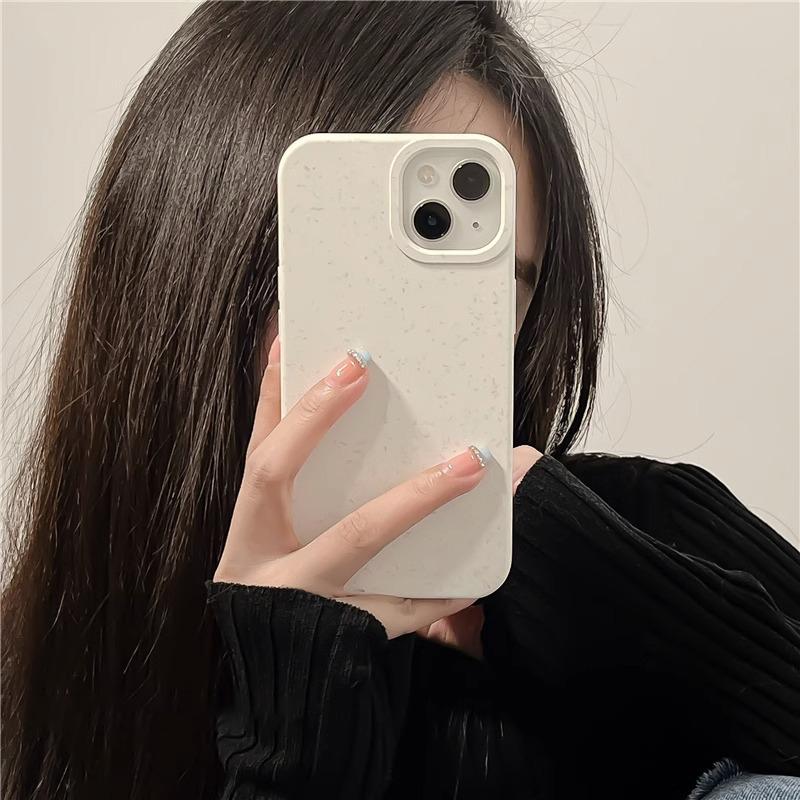 투명샵 [신상✨/당일🚀] 아이폰 오트밀 실리콘 케이스 아이폰 16 15 14 13 프로 플러스 미니 맥스