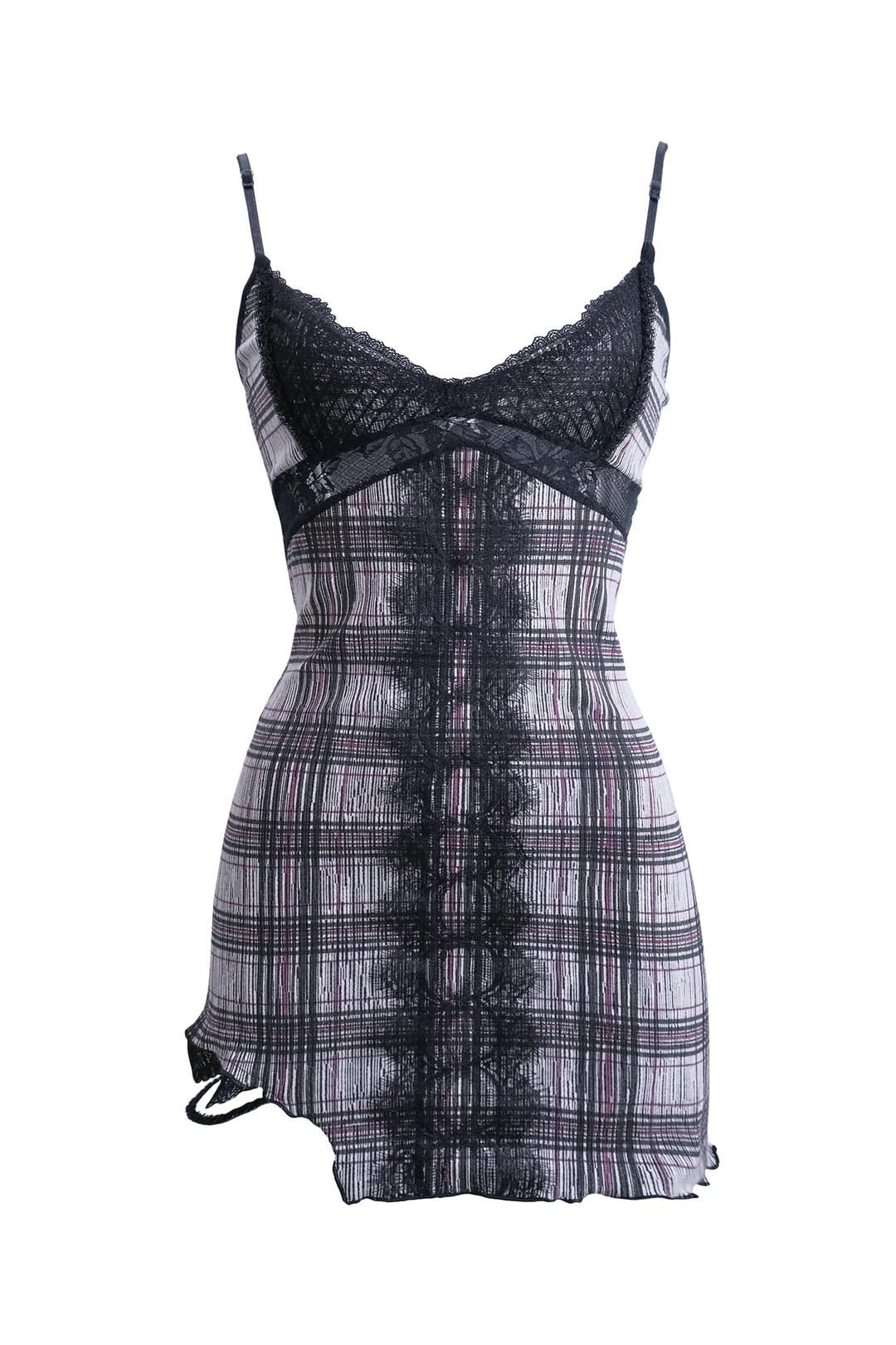 CHECK DRESS