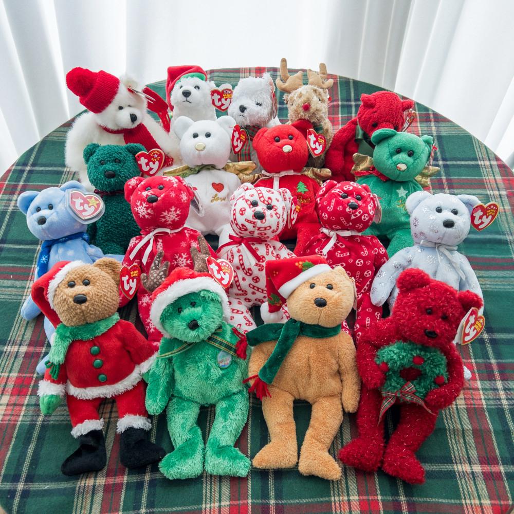크리스마스 ty베어 중형 미디움 사이즈 [빈티지]