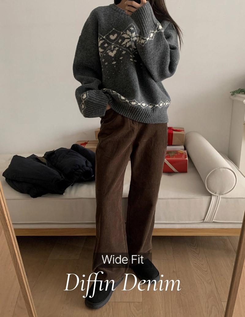 [ordinaire] 디핀 기모 데님 (코듀로이/6color/숏·롱/XS-L/단독주문시오늘출발)