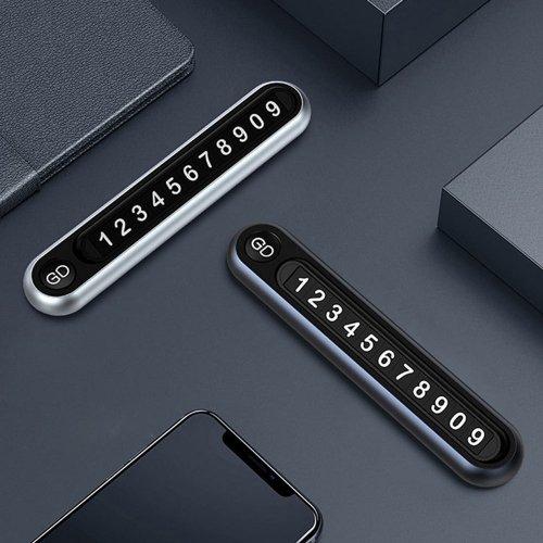 히든버튼 마그네틱 주차번호판