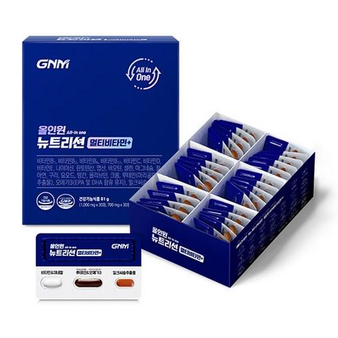 [한판에 조정석 멀티비타민+밀크씨슬+루테인+알티지오메가3] 올인원 뉴트리션 1박스, 30회분, 1개 - 영양제 | 쿠팡