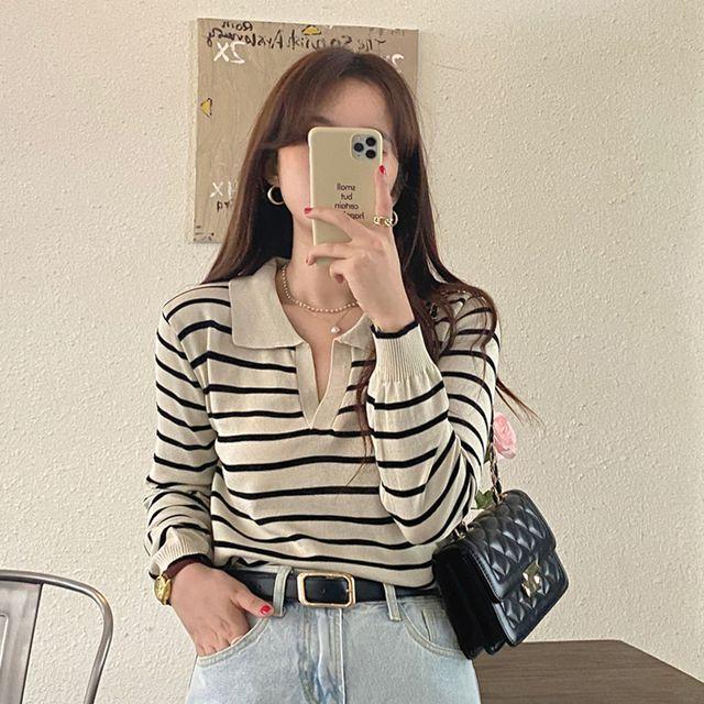 데이뮤즈 니트 가디건 모음전 줄무늬 스웨터 탑 니트조끼 니트원피스 모음전