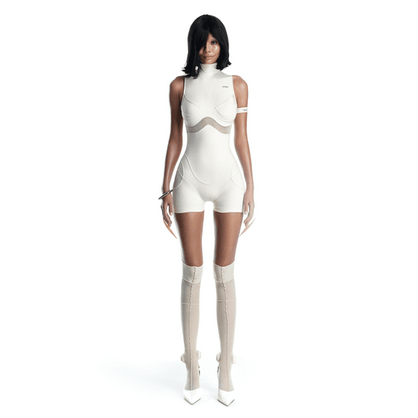 A1 TAN PLAYSUIT