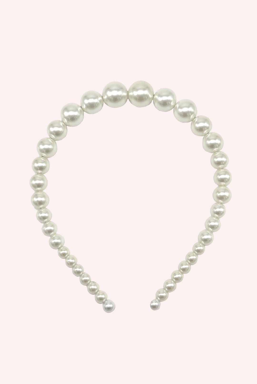 String of Pearls Headband <br> Pearl