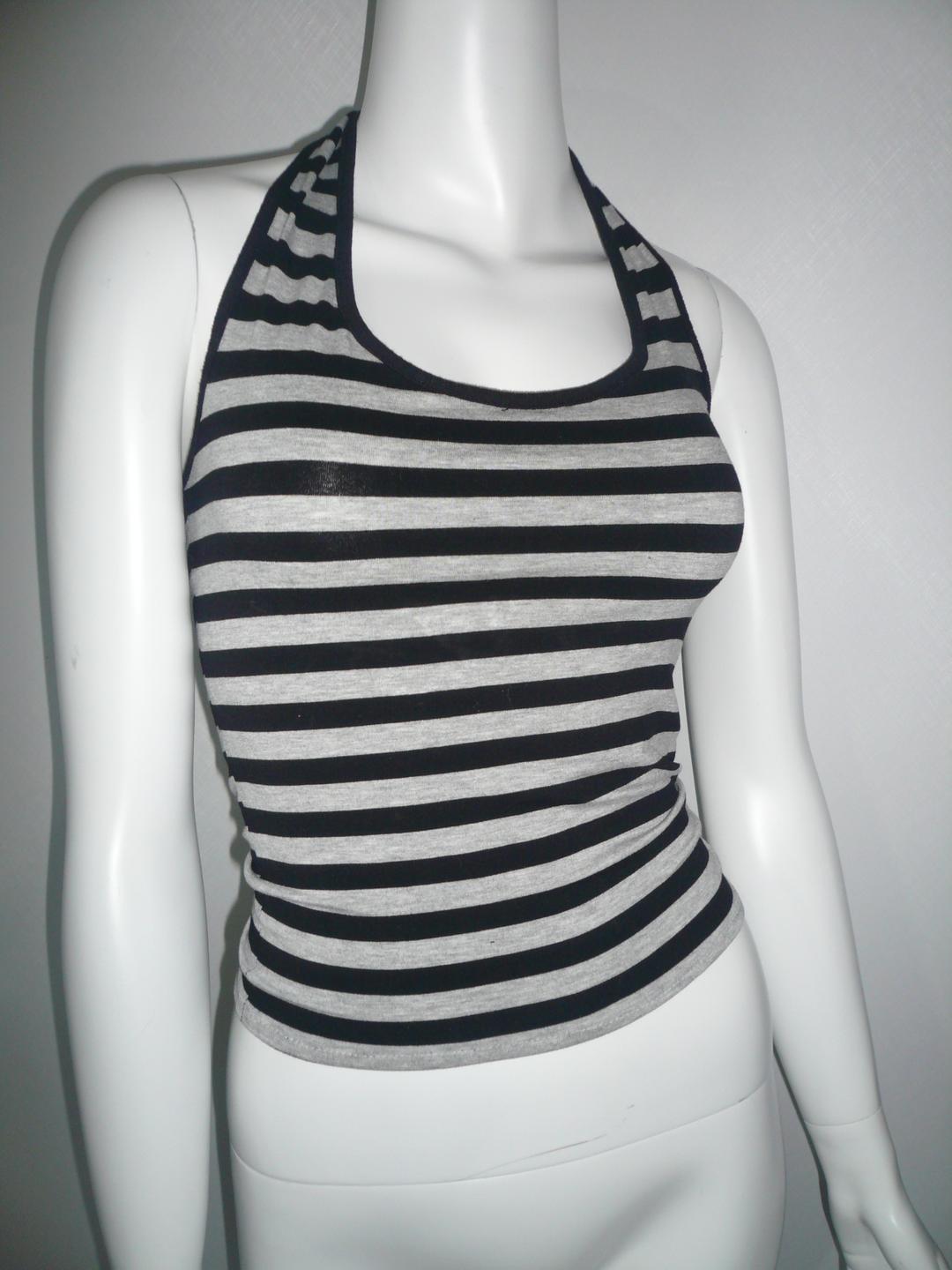 angelwing halter top (grey)