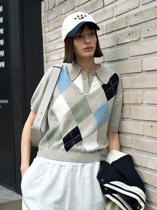 21SS GRVR BALL CAP [IVORY NAVY]