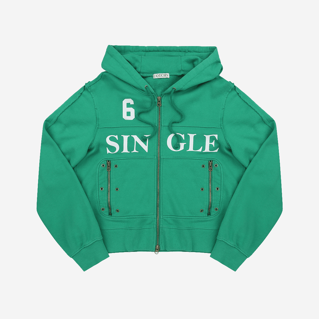 Cotchs Single Hooded Zip Up