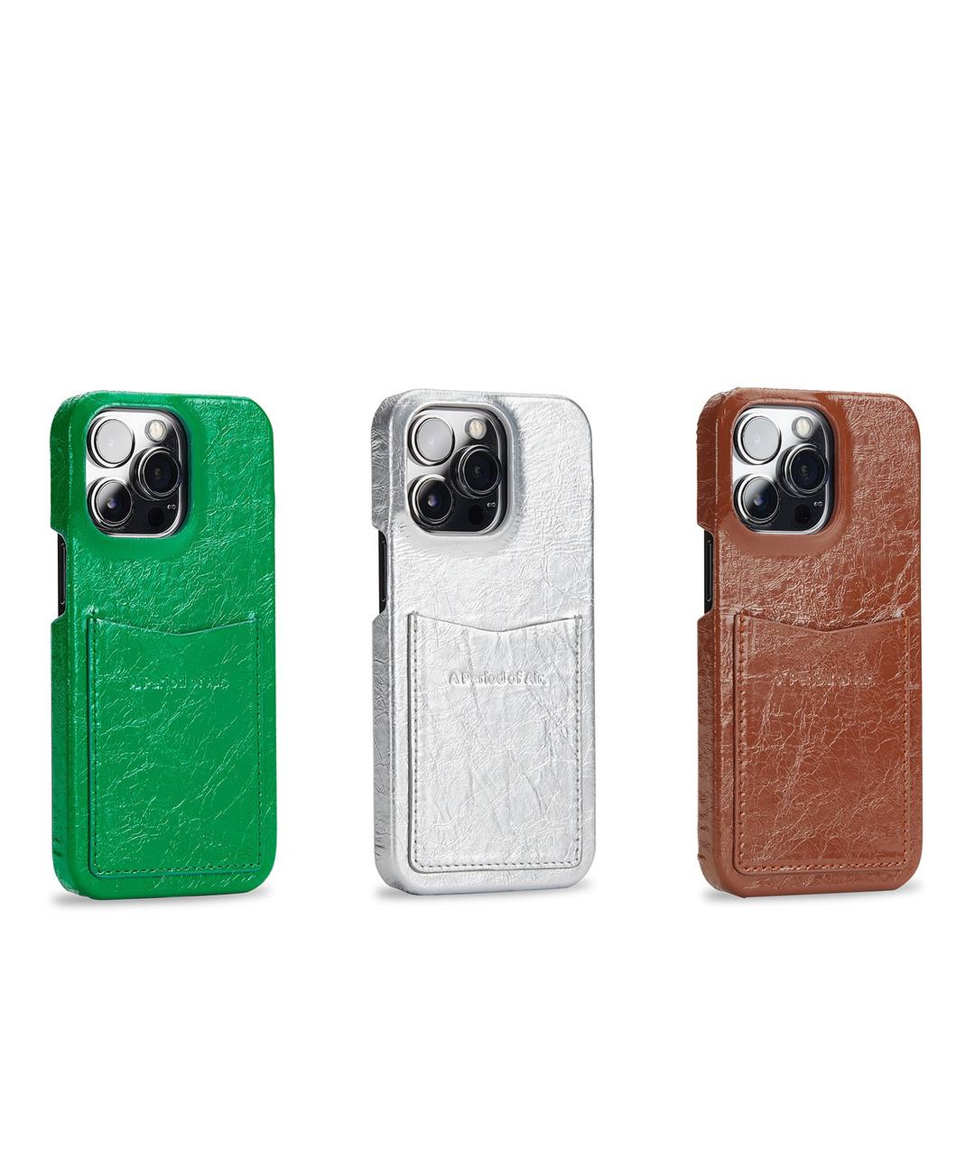 [예약배송] Crinkle Leather iPhone case [1/30 순차 발송]