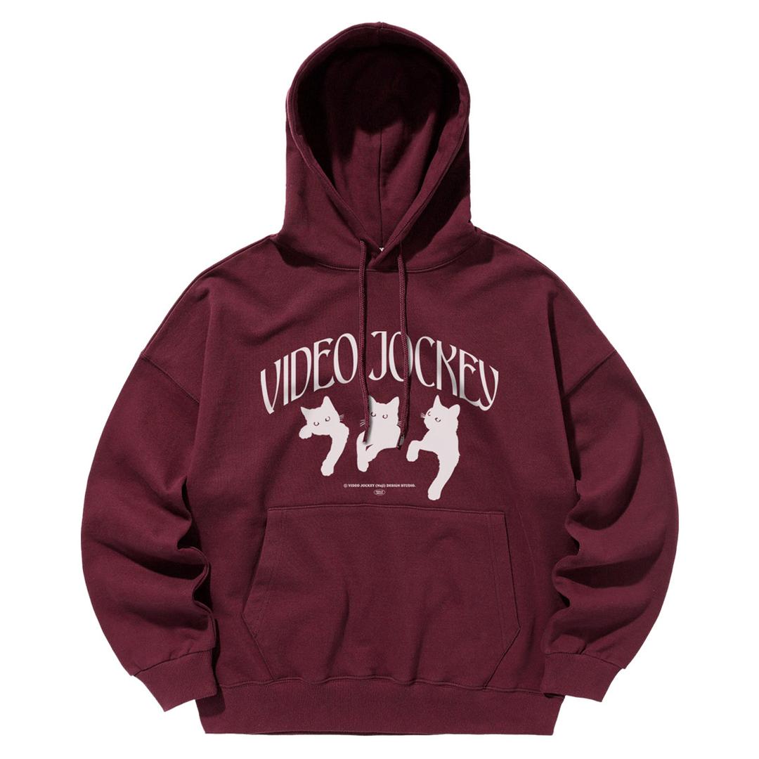 NYANG NYANG NYANG HOODIE [WINE]