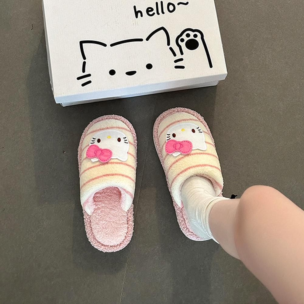 겨울 따뜻한 2컬러 핑크 스프라이트 슬리퍼